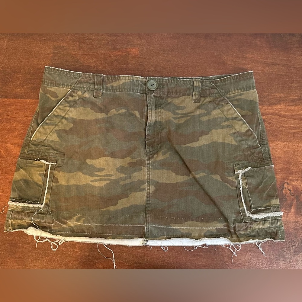 Camo Mini Skirt